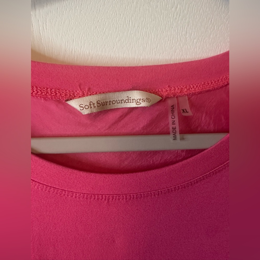 Soft Surroundings | Pink Tunic - Picture 4 of 6